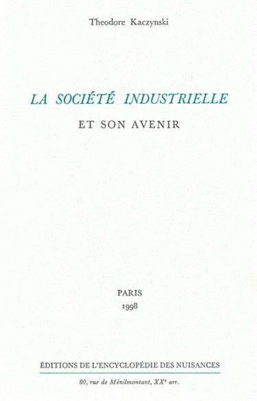 La société industrielle et son avenir