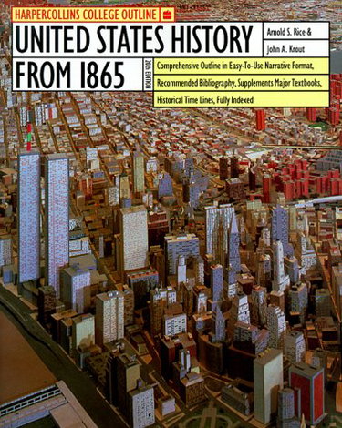 Couverture de HarperCollins College Outline United States History from 1865