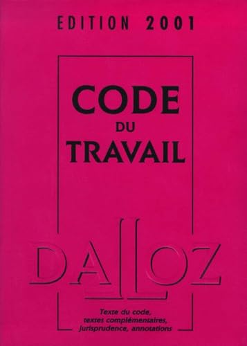 Code du travail 2001