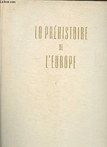 Couverture de La Préhistoire De l' Europe