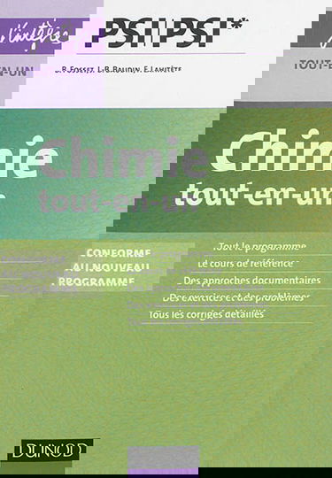 Chimie tout-en-un PSI-PSI* : conforme au nouveau programme