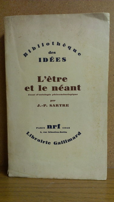L'être et le néant : essai d'ontologie phénoménologique