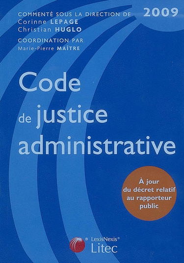 Code de la justice administrative 2009