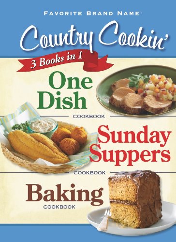Couverture de Country Cookin' 3 Books in 1: One Dish, Sunday Suppers, Baking
