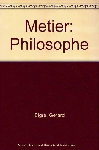Métier philosophe