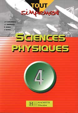 Sciences physiques 4e
