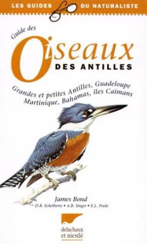 Guide des oiseaux des Antilles : grandes et petites Antilles, Guadeloupe, Martinique, Bahamas, îles Caïmans