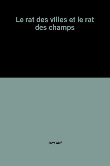 Couverture de Le rat des villes et le rat des champs