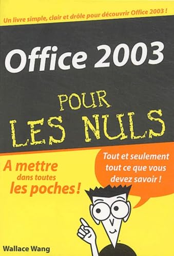 Office 2003 pour les nuls