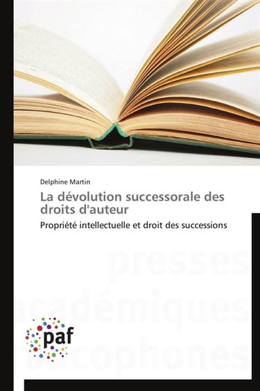 La dévolution successorale des droits d'auteur