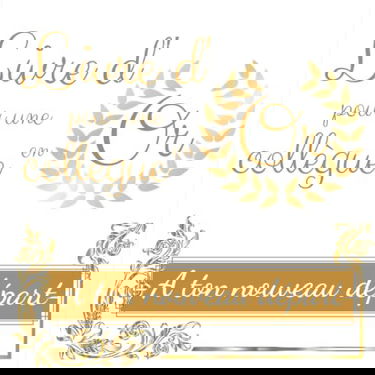 Livre d'Or pour une collègue En Or - A ton nouveau départ: Livre souvenir pour un pot de départ en retraite ou un changement de travail | 21x21 cm | Cadeau d’aurevoir pour une collègue ou chef