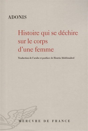 Histoire qui se déchire dans le corps d'une femme : poème à plusieurs voix