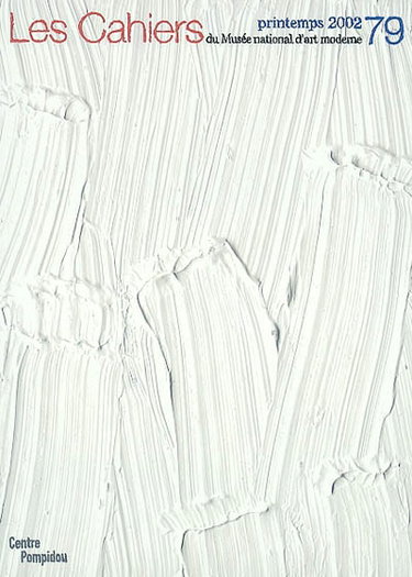 Couverture de Cahiers du Musée national d'art moderne, n° 79 par Jean-Pierre Criqui