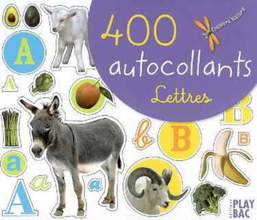 400 autocollants lettres