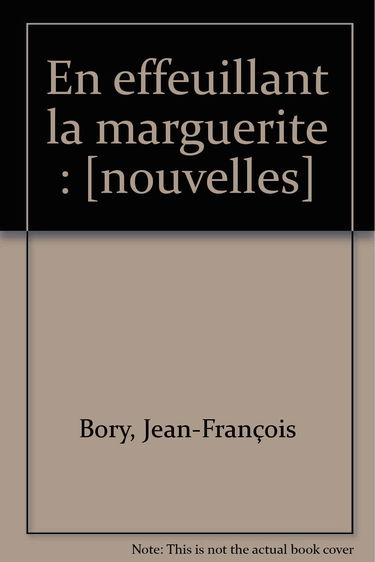 En effeuillant la marguerite