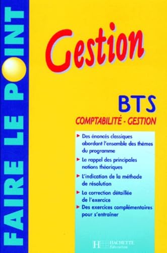 Couverture de Gestion : BTS comptabilité-gestion par Denis Lefèvre