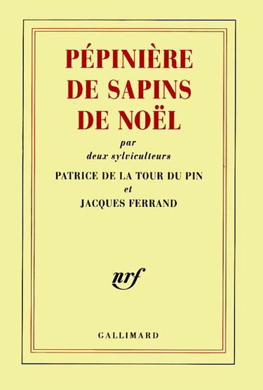 Pépinière de sapins de Noël par deux sylviculteurs