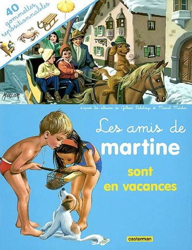 Les amis de Martine sont en vacances : autocollants