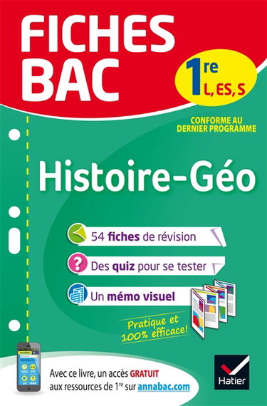 Histoire géographie, 1re L, ES, S