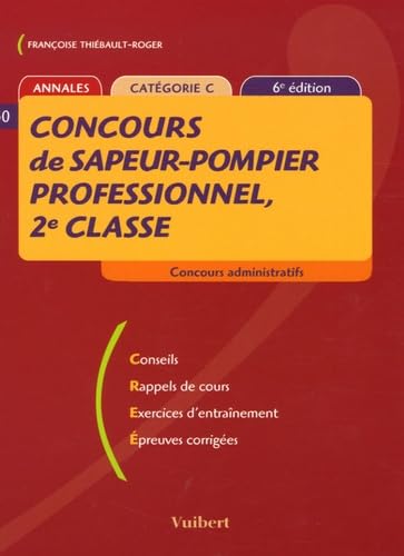 Concours de sapeur-pompier professionnel, 2e classe: Annales catégorie C