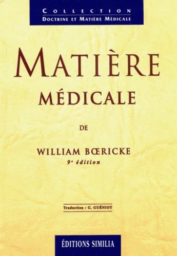 Matière médicale