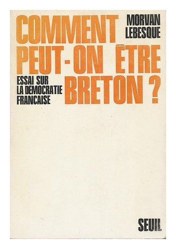 Couverture de Comment peut-on être breton ?