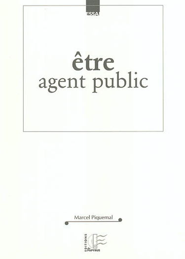 Etre agent public