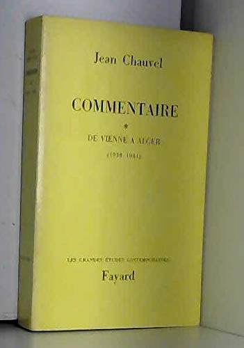Commentaire t. 1 de vienne a alger