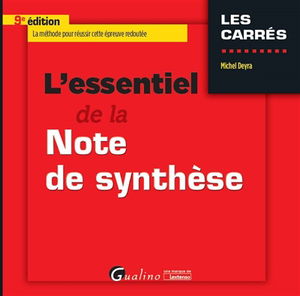 L'essentiel de la note de synthèse