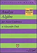 Couverture de Analyse, algèbre, prépas 2e année, économiques