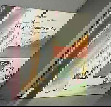 Les sept chevreaux et le loup : d'après un conte populaire