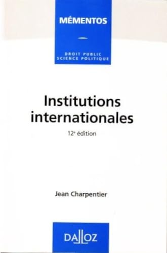 Institutions internationales