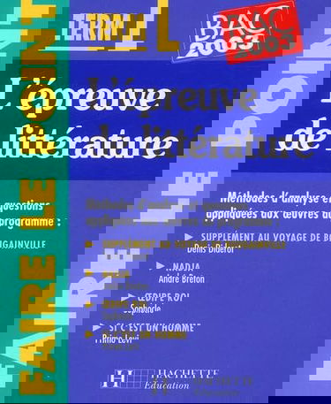 L'épreuve de lettres, terminales L-ES : bac 2003