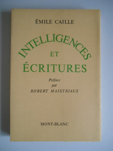 Couverture de Intelligences Et Écritures
