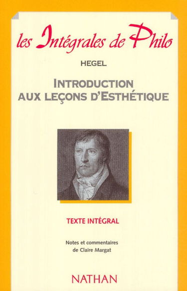 Introduction aux leçons d'esthétique
