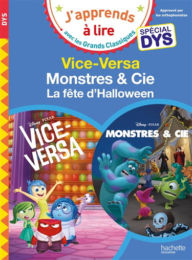 Couverture de Vice-Versa : spécial dys. Monstres & Cie : la fête d'halloween : spécial dys