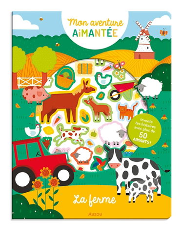 Couverture de La ferme : invente tes histoires avec plus de 50 aimants !