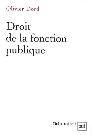 Droit de la fonction publique
