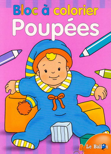 Poupées (Bloc à colorier)