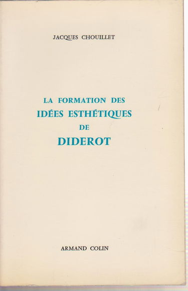 La Formation des idées esthétiques de Diderot