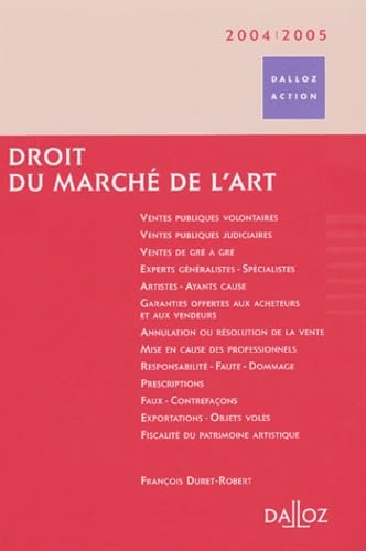 Droit du marché de l'art 2004-2005