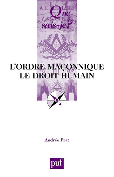 Couverture de L'ordre maçonnique le Droit humain