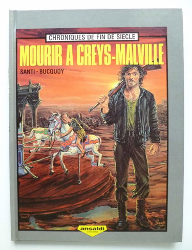 Couverture de Mourir a creys malville t5 bucquoy santi