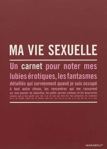 Ma vie sexuelle
