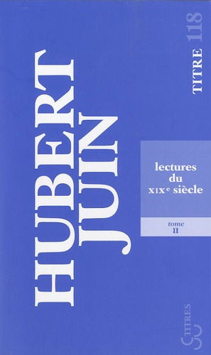 Lectures du XIXe siècle. Vol. 2