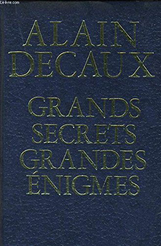 GRANDS SECRETS GRANDES ENIGMES