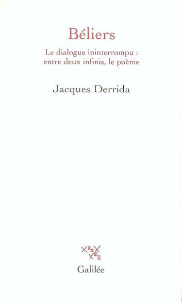 Béliers : le dialogue ininterrompu, entre deux infinis, le poème
