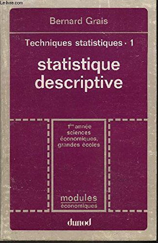 Techniques statistiques