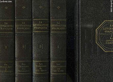 Couverture de LA LITTERATURE FRANCAISE- 5 TOMES EN 5 VOLUMES