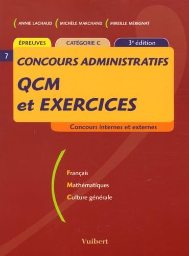 QCM et exercices: Concours interne et externe